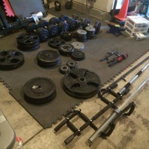 home gym Set di pesi