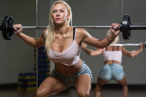 squat donna squat glutei